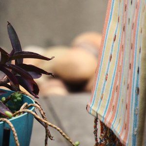 4 Orange Yellow Bohemian Towels - 100% Turkish Cotton Beach Bath Towel